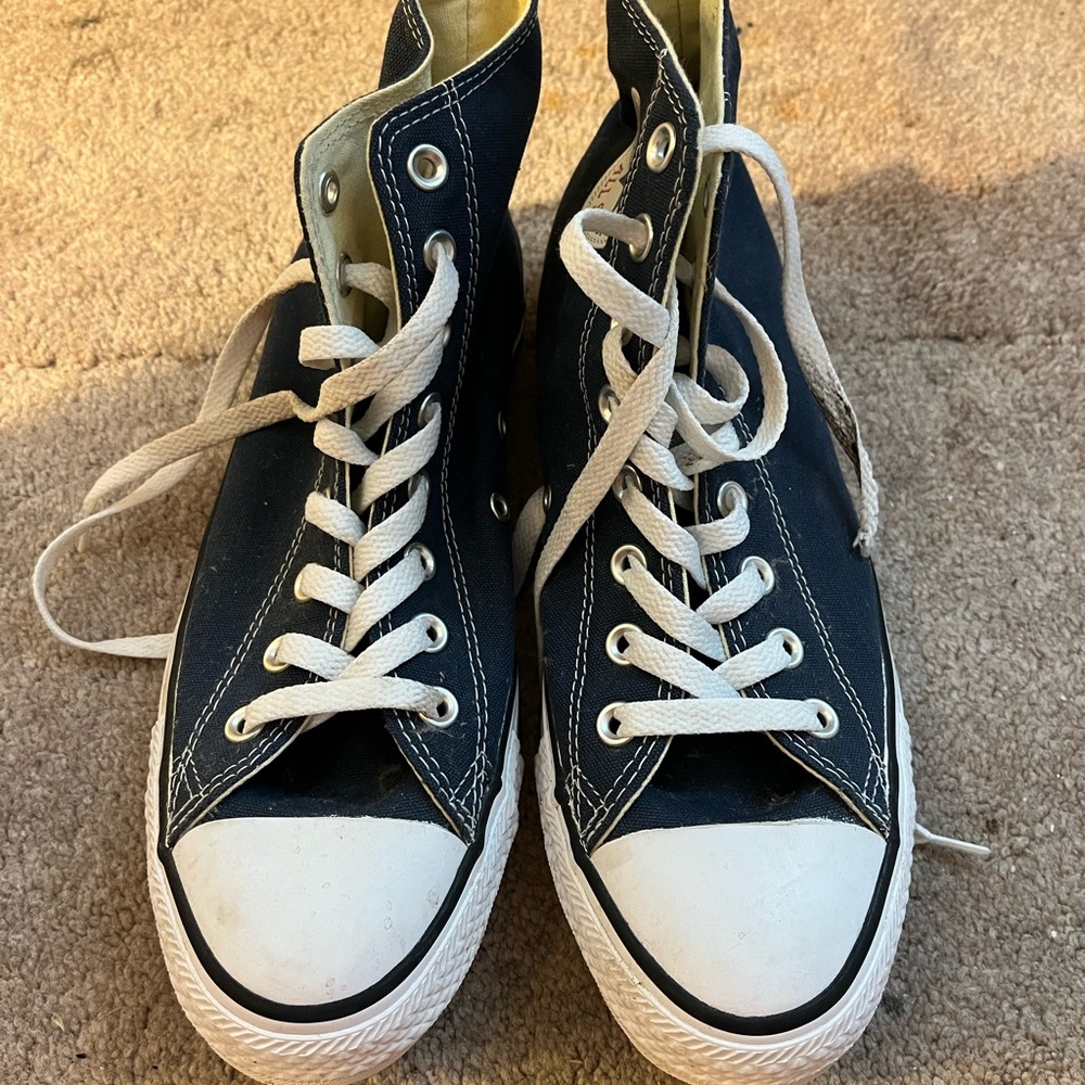 Converse Navy High-Top Sneakers
